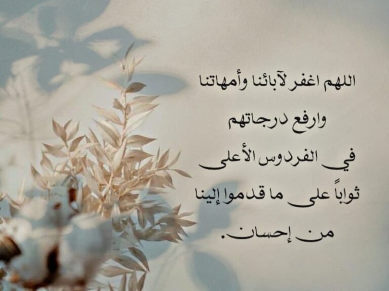 اجمل دعاء للوالدين